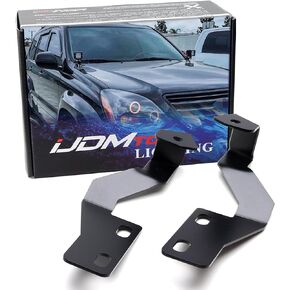 iJDMTOY Heavy Duty Steel Constructed A-Pillar Ditch Light Mounting Bracket Hardware Compatible with Lexus 2003-2009 GX GX470