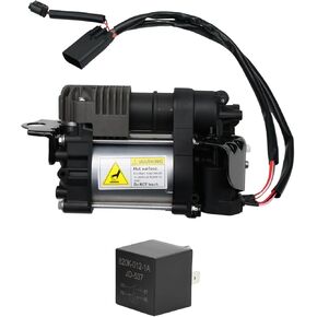 949-356 Air Suspension Compressor Pump w/Relay Compatible with 2011-2016 Grand Cherokee| 2013-2016 Ram 1500, Replace# 68232648AA, 600640300A, 68041137AE, 68204387AA