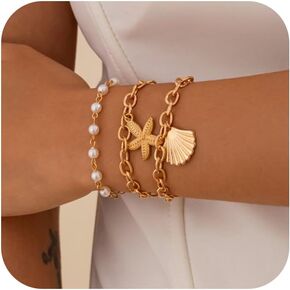 سوار سوار STARFISH SEA SHELL SHARM سوار الصيف شاطئ الأسوار الشاطئية ملابس للنساء العصرية 2025
