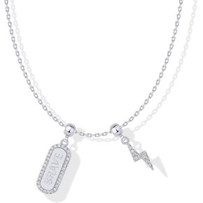 PAVOI Adjustable Whimsical Gold Charm Necklace for Women, 14K Gold Plated Cute Dainty Pendant Necklaces with Charms Set, Hypoallergenic Chain Trendy Cubic Zirconia Heart Religious Sports Pearl Pendant