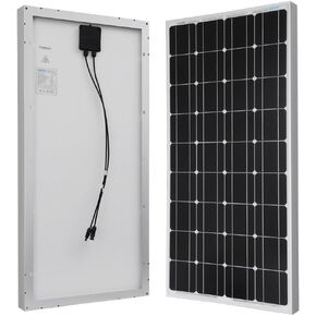 Renogy Solar Panel 200 Watt N-Type ، 24 Volt 200W Solar Panel 16BB 25 ٪ الخلايا الشمسية عالية الكفاءة ، وشاحن الطاقة PV PV for Class B Van RV Marine Cabin Roof Farm and Onther Off-Grid Applications