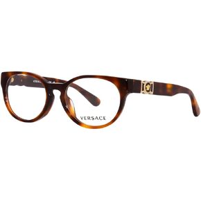 Versace Kids VK 3323U 5217 Havana Plastic Oval Eyeglasses 47mm