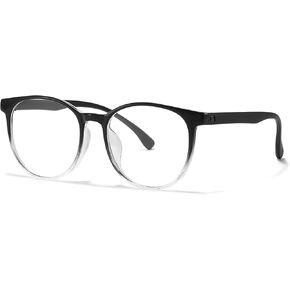 Round Blue Light Blocking Glasses Women Computer Fashion Anti Blue Light Glasses with Anti Eyestrain for Gaming
