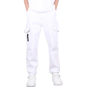 Boys' Functional Cargo Pants - Elastic & Breathable, with Flexibility and Multiple Pockets - Ideal for Kids, Teens
