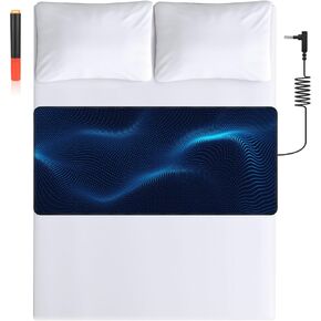 Grounding Mat for Improved Sleep, Reduced Anxiety, Pain, Inflammation, Headache Relief, Balance. Grounded Therapy- (Black, (76.1 * 27.4inch))