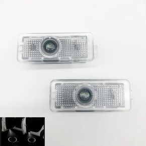 2pcs Door Light Logo Projector Laser Ghost Shadow Courtesy Light Compatible with Mercedes Benz 2014-2020 C W205 2013-2022 A W176 2014-2022 B W246 E W212 W213 ML W166 GLA GLB GLC GLE GLS (W205)