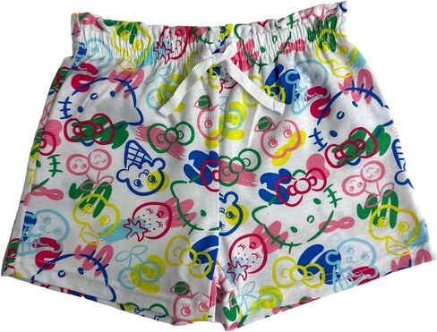 Hello Kitty Girls 2-Piece Tie Front T-Shirt and Dolphin Short Set in Saudi Arabia