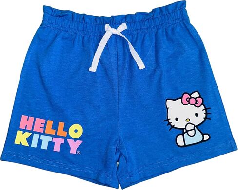 Hello Kitty Girls 2-Piece Tie Front T-Shirt and Dolphin Short Set in Saudi Arabia
