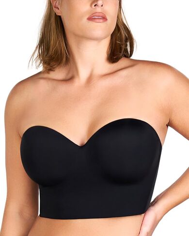 HSIA Longline Strapless Bra for Women, Anti-Slip Support Corset for Large Bust Convertible Bustier Bandeau for Big Breasts in Kuwait