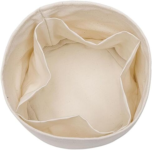 Insert Bag Lined Cosmetic Storage for Tote Organizer Insert Makeup Lightweight and Practical Liner Bag (Beige,Middle) in Kuwait