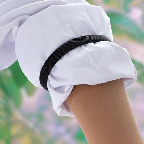 6 قطع قميص الأكمام حاملي شارات معدنية ممتدة مضادة لانزلاق الأكمام للرجال والنساء إصلاح الأكمام الطويلة in Saudi Arabia