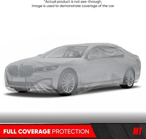 Motor Trend 4-Series Lightweight Car Cover, Fits 1977-2025 BMW 7-Series Sedan xDrive Hybrid Electric, Breathable Anti-Moisture Water-Resistant Scratch-Resistant, All-Weather Outdoor & Indoor Use in Kuwait