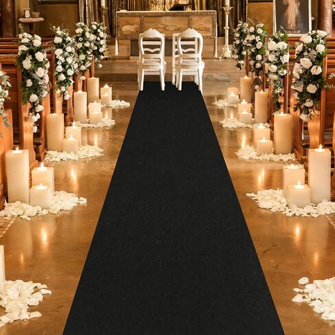 Preboun 3.9 x 60 ft Carpet Runner for Party Felt Runway Rug Runner Rug with Carpet Tape for Halloween Wedding Christmas Xmas Thanksgiving Outdoor Accessories Wedding Party Hallway(Royal Blue) in Kuwait