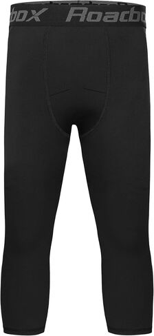 Roadbox Boys Compression Leggings，Youth Athletic Pants Capris Tights，Kids Sports Base Layer Basketball Running in Saudi Arabia