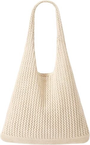 EIMMBD Crochet Bags for Women Beach Totes Bags Aesthetic Summer Tote Shoulder Hippie Bag Knit Bag in Kuwait