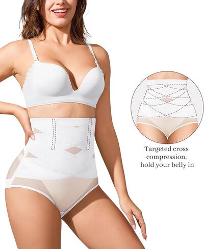 RDSIANE Tummy Control Underwear - Shapewear for Women Compression High Waisted Butt Lifting Panties Body Shaper in Kuwait