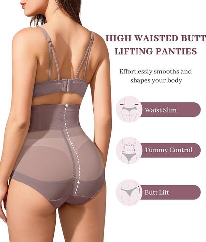 RDSIANE Tummy Control Underwear - Shapewear for Women Compression High Waisted Butt Lifting Panties Body Shaper in Kuwait
