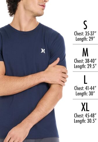 Hurley Men's 2 Pack Cotton Crewneck Thirt Shirte Shirt in Kuwait