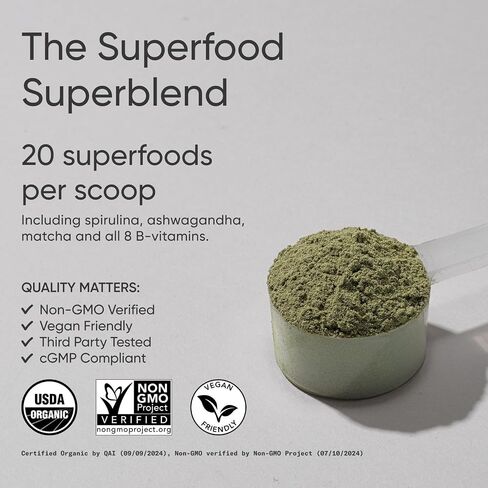 Sports Research® Organic Pineapple Coconut Greens - Digestive Health, Natural Energy & Mood Support* - Certified Organic Powder - 20 Servings in Kuwait
