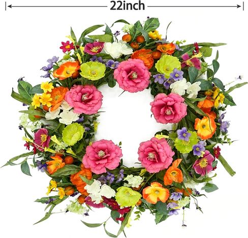 اكاليل سقوط اصطناعية للباب الأمامي إكليل اليقطين الخريف مع اليقطين، التوت، أوراق مختلطة للمزرعة داخلي في الهواء الطلق نافذة الشرفة جدار الباب الديكور in Kuwait