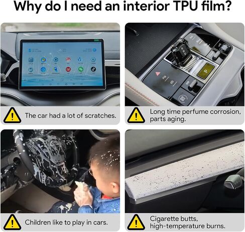 for BYD Song Plus 2021-2024 Precut Car Paint Protective Film 8.5Mil TPU PPF HD Film Scratch Protector Interior Center Accessories (Complete Set (Screen 15.6 inch), for 23-24 BYD Song Plus) in Saudi Arabia