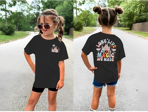 Girl Magical Shirt Magic Kingdom Shirt Long Live All The Magic We Made Tshirt Holiday Castle Family Vacation Outfit in Kuwait