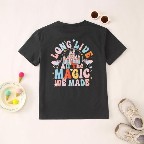 Girl Magical Shirt Magic Kingdom Shirt Long Live All The Magic We Made Tshirt Holiday Castle Family Vacation Outfit in Kuwait
