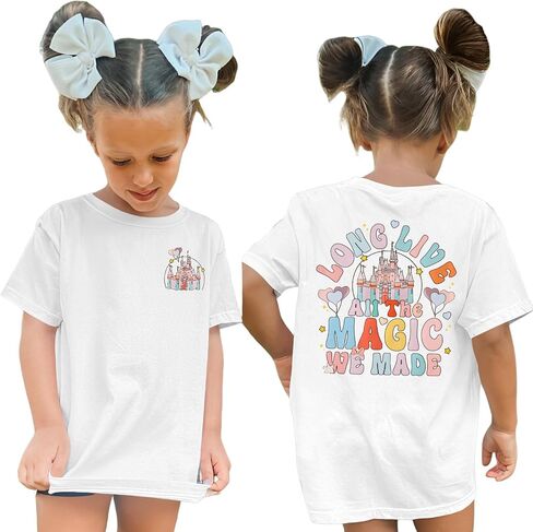 Girl Magical Shirt Magic Kingdom Shirt Long Live All The Magic We Made Tshirt Holiday Castle Family Vacation Outfit in Kuwait