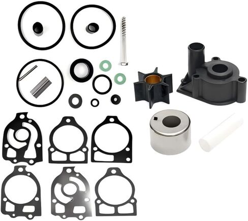 Upper Water Pump Repair Kit 99157T2 for Mercury Mariner 2 Stroke 15-25 HP 4 Stroke 9.9-15 HP 46-99157T2 in Kuwait