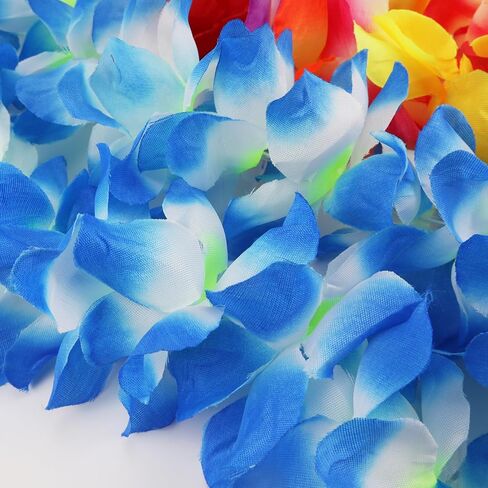 مجموعة Hawaiian Leis ، مجموعة أساور رئيس Hawaiian Luau Flower Leis ، زخارف الحفلات الأساسية لعيد الميلاد ، التخرج ، احتفالات الزفاف (الوردي) in Kuwait