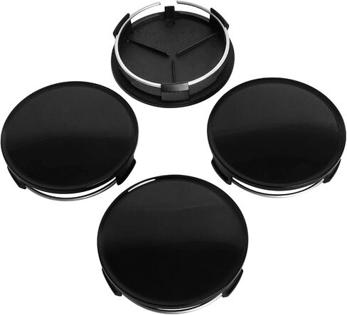 KitsPro 2.5Inch 63MM Wheel Center Caps for Dodge RAM 1500 Rim Hub Caps 6KF18TRMAA, Pack of 4 (Chrome, Outer 63MM, Inner 56MM) in Kuwait