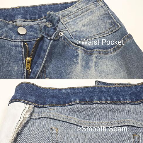 Women's Low Rise Baggy Jeans Washed Straight Wide Leg Denim Pants Casual Loose Boyfriend Jean Streewear Trousers in Kuwait