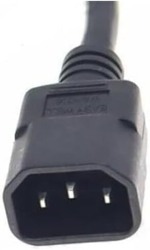 محول Toptekits Nema 5-15r إلى C14، IEC C14 ذكر إلى NEMA 5-15R محول الطاقة in Kuwait