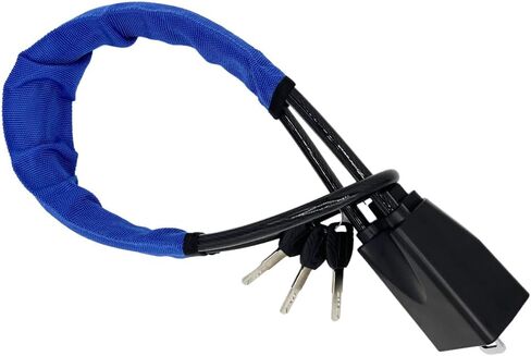 Anti-Theft Car Steering Wheel Lock with 3 Keys, Portable, Universal Anti-Theft Security Device, Multi-Functional, Fit Most Vehicles, SUV/Truck/Golf (Blue) in Saudi Arabia