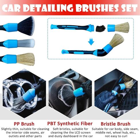 CAR CARNENT CART - CART AUTO تفاصيل الأدوات مع 4 أدوات شنق لوحة ، 360 درجة قابلة للقفل العجلات العالمية ، 3 TIER CAR WASH CART للتفاصيل المهنية (4 أداة شنقا) in Saudi Arabia