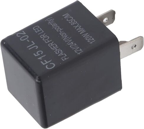 LED Flasher Relay CF15 JL02 3 Pin Electronic Turn Flashers Non Polarity 12V 24V Universal ABS Normally Open Flash Relay Electronic Automotive Replacement Flashers in Kuwait