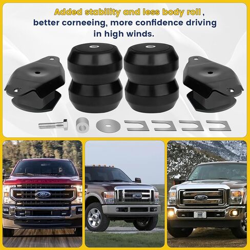 FR250SDJ توقف الخلفي الخلفي ل Ford F-250 Super Duty 2WD 4WD (2017-present) ، FR250SDJ التعليق الخلفي للمساعد التعزيز ، خالية من الصيانة ، يقلل وتثبت التأثير in Kuwait