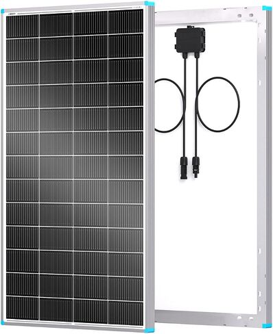Renogy Solar Panel 200 Watt N-Type, 24 Volt 200W Solar Panel 16BB 25% High-Efficiency Solar Cell, PV Module Power Charger for Class B Van RV Marine Cabin Roof Home Farm and Other Off-Grid Applications in Saudi Arabia