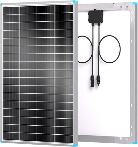 Renogy Solar Panel 200 Watt N-Type, 24 Volt 200W Solar Panel 16BB 25% High-Efficiency Solar Cell, PV Module Power Charger for Class B Van RV Marine Cabin Roof Home Farm and Other Off-Grid Applications in Saudi Arabia