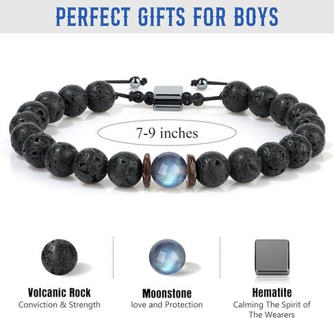 JoycuFF Gifts Cross Bracelet for Son, Grandson, Graduation Easter Birthday Christmas Valentines Bracelets Gifts for Teenage Stocking Stuffers in Kuwait