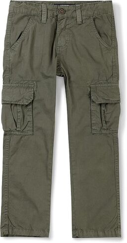 OCHENTA Boys Cargo Pants with Pockets Casual Uniform Hiking Camping Travel Scout in Saudi Arabia