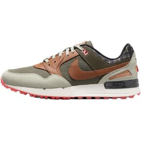 Nike Air Pegasus '89 Golf Shoes (FQ8316-300, Cargo Khaki/Jade Horizon/Hot Punch/Light British Tan) Size 7