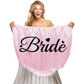 Hosrnovo Bachelorette Gifts for Bride, 28IN Big Granny Panties Funny Wedding bridal shower Novelty Lingerie Party Decorations Prank Gag White Elephant Gifts for Adults