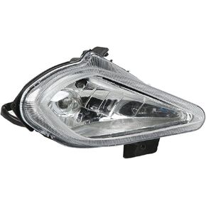 Aramox 2Pcs ATV Headlights,DC12V 5 Wires 4 Plugs LED Front Headlight with Bulbs for Chinese ATVs