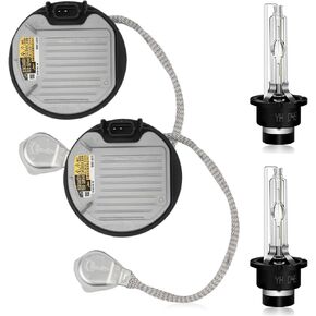 2 مجموعات من صابورة المصباح HID مع الإشعال/المصباح D4S لـ LEXUS GS350 GS450H IS200T IS250 IS300 IS350 LS460 LS600H LX570 RX350 RX450H ل Toyota Camry Sienna ، 81107-750 XENON GOLIST MODULE MODULE