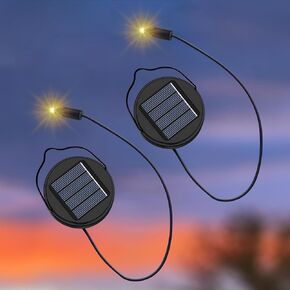 AA 600Mah Solar Light Replacement Top Parts for Solar Outdoor Lantern, Waterproof LED Lights for Yard, Garden, Patio Decor DIY Gifts (1Pack)
