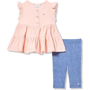 Calvin Klein girls 2pc Capri Set