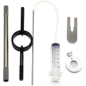 Motorcycle Fork Service Tool Kit, Fork Oil Level Tool, Fork Spring Compressor and Damper Rod Bleed Tool