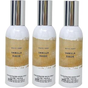 Vanilla Suede Concentrated Room Spray by White Barn/Bath + Body Works - Pack of 3
