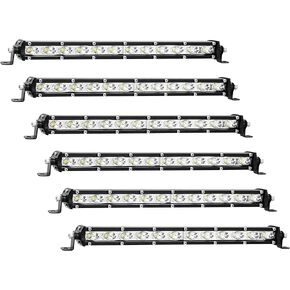 7 بوصة LED LED BAR 60W 6000LM 12V-60V للشاحنة ATV UTV BOAT BOAF GOLF CART LAND MOWN MOWER CAR